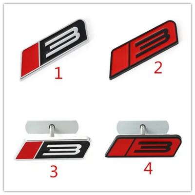 Car Sticker Turbo 3 Running Horse Emblem Badge for F/ocus RO/USH Mu/stang Stage 3 GT Fiesta