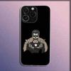 Phone Case For iPhone 16,15,14,13,12,11 Plus,Pro,Max,XR,XS,Plus,E,Mini Transparent Cartoon Funny Barber Shop Cover