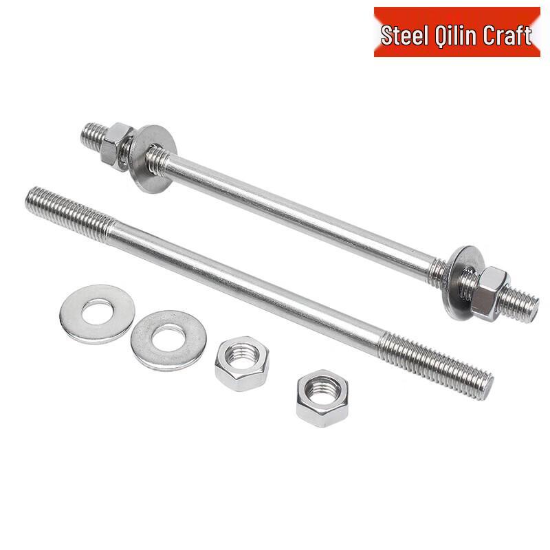 304 Stainless Steel Extended Double-Ended Through-Wall Bolt