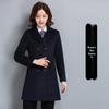 Jdn Tiara Unisex Mid-Length Wool Blend Coat