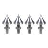 4pcs Speaker Resonance Feet Spikes Stainless Steel HiFi Shock Absorbing Pucks for Auditory Equipment