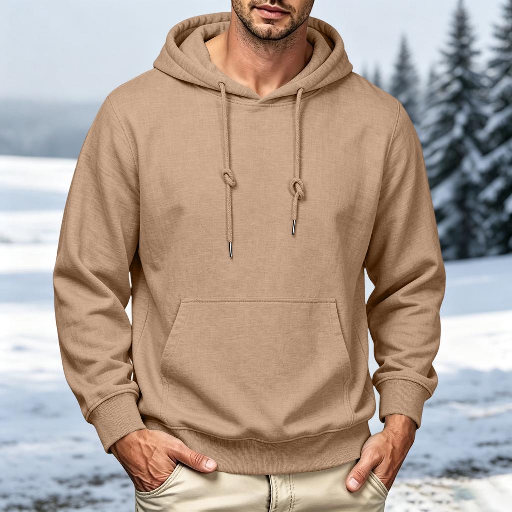 Herren Pullover Hoodie mit Farbe Vielseitig Lässig Alltagsbekleidung