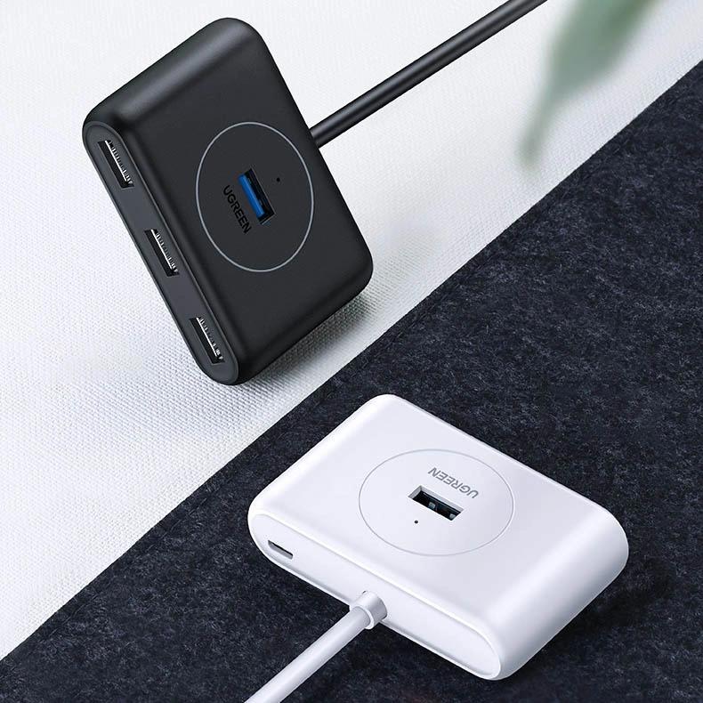 Ugreen Multifunctional Usb Hub - 4 X Usb 3.0 1M White (Cr113)