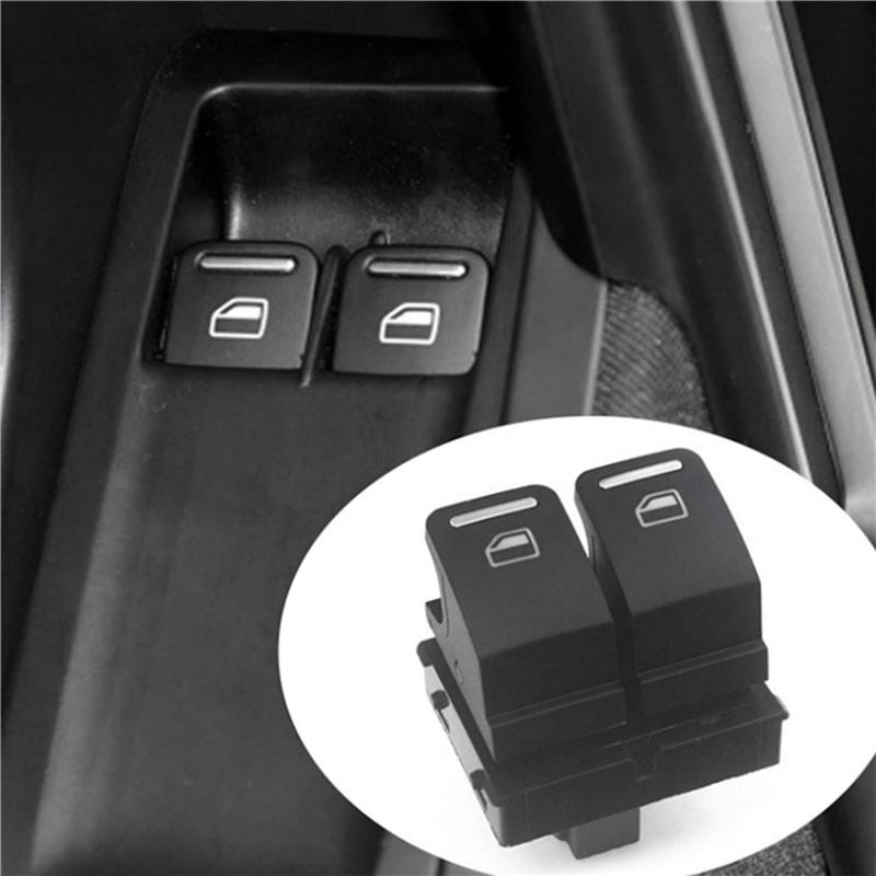 

A16P-2X 5C5959857A For VW Beetle Cabrio 2013- Power Master Window Switch Glass Lifter Control Button чёрный