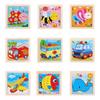 11cm/4.33in Holzpuzzle Cartoon Tier Verkehr Auto Holzpuzzles für Kinder Montessori Spiele Kinderspielzeug