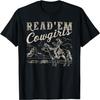 Read 'em Cowgirl Cute Western Cowgirl Texas Bookish Bookworm T-Shirt