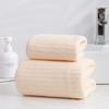 Adult Coral Fleece Face Towel With Edging For Shower And Face Care