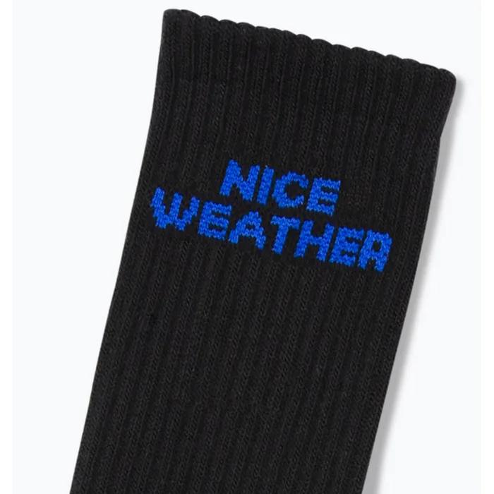 LOGO CREW SOCKS 1P (BLACK)