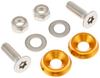 C.F.POSH 200374 Torque Stepper Bolt & Nut Set for License Plate Fixing Stainless Steel/Gold