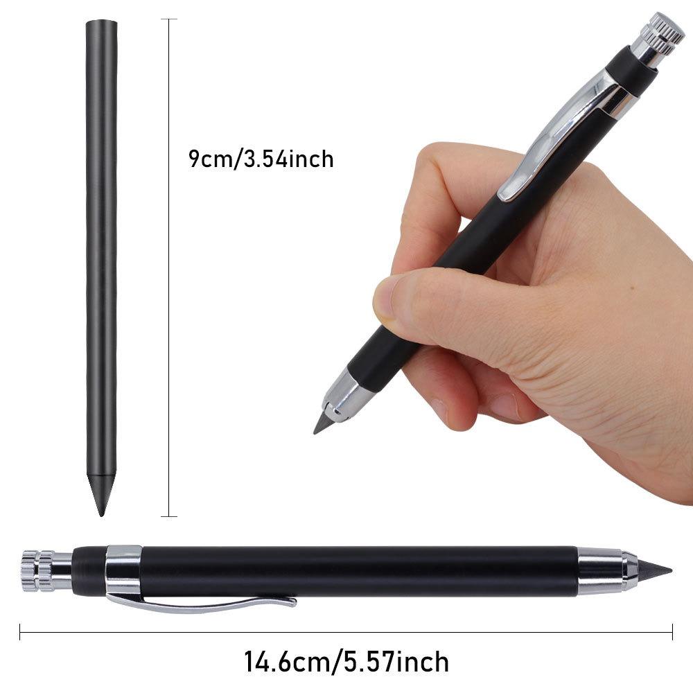 with Pen Clip Mechanical Pencil Metal Sketch Pencil Drawing Pencil Shading & Manga Drawing чёрный