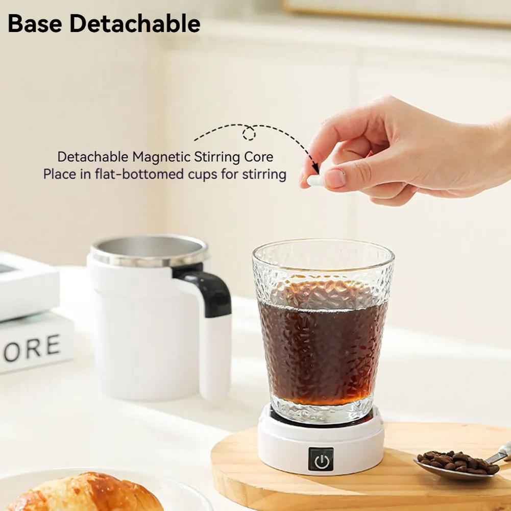 Xiaomi Electric Automatic Mixing Mug 380ML Smart Temperature Magnetic Stirring Cup for Milkshake Fitness Daily Drink