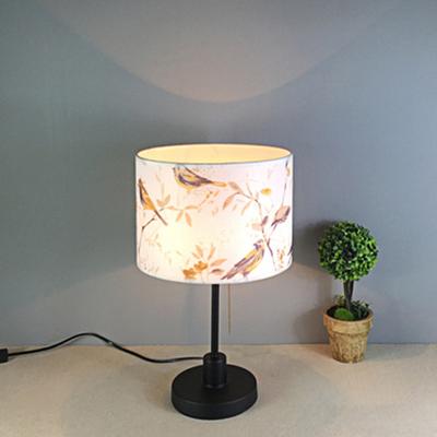 Yousheng Drum Lampshade Floral Printed Lamp Shade Linen Handcrafted Rustic Lamp Shade for Table Lamps Floor Lamps Farmhouse Decoration