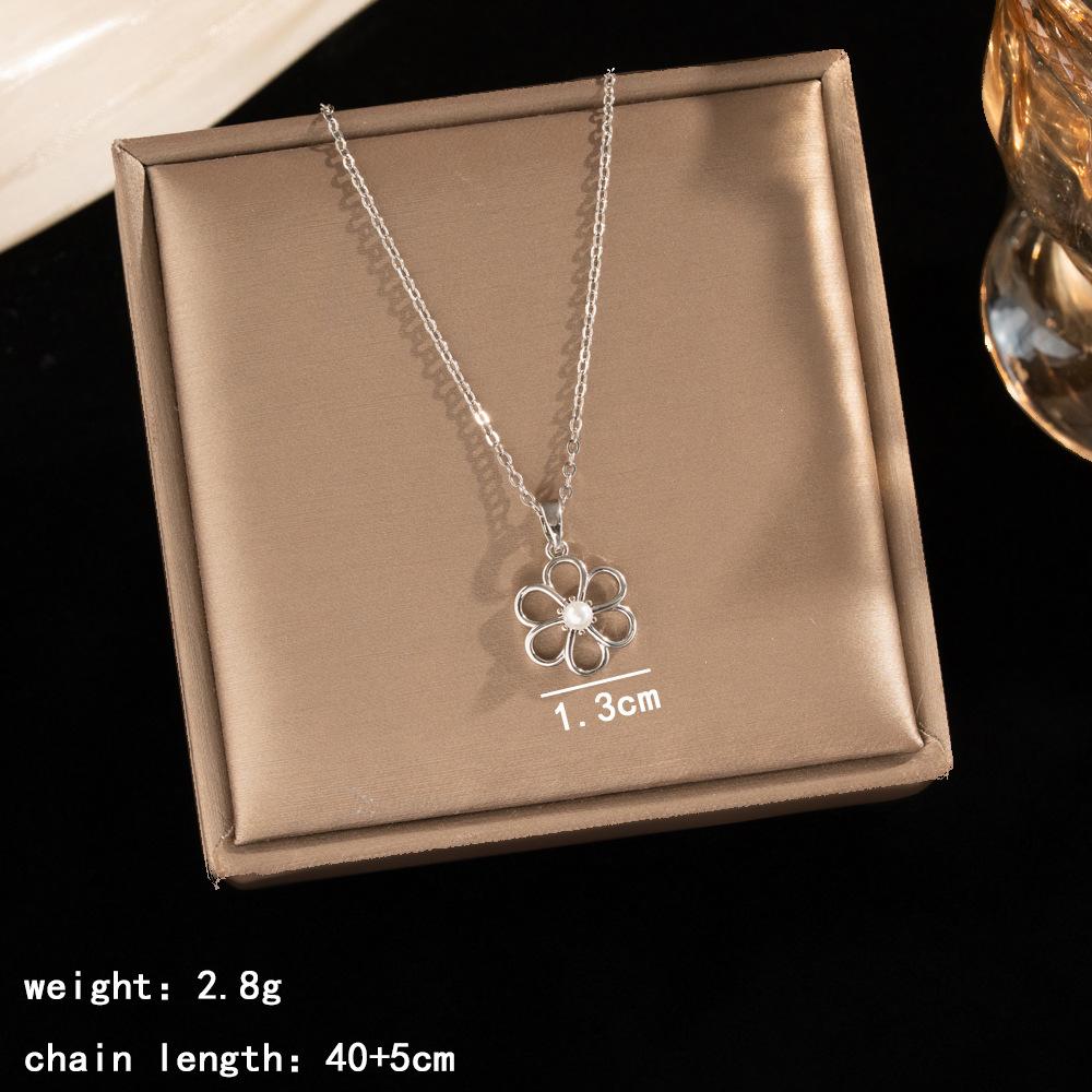 Light Luxury Zircon Full Diamond Choker Necklace Titanium Steel Versatile Minimalist Accessories for Women