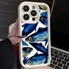 D-Discounted S-Salted F-Fish Phone Case for iPhone 16 17 Air 16E 15 Pro Max 14 Plus 13 12 Mini Capa Soft Shell Silicone Funda
