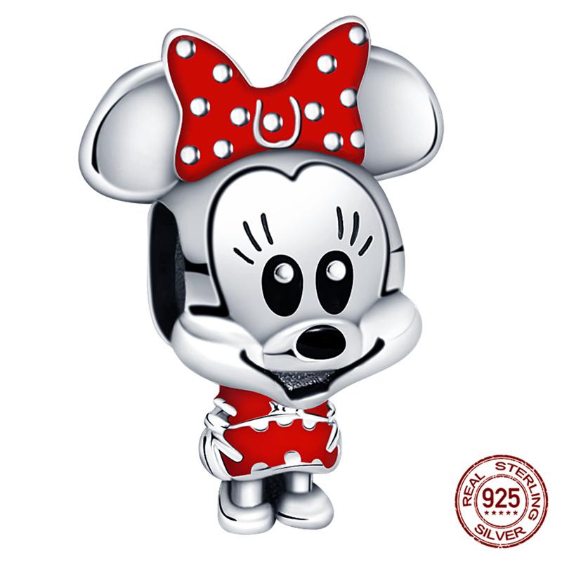 Tree Spirit Cheshire Cat Stitch Bead Giant Dumbo charms plata de ley 925 original Fit Bracelet DIY Jewelry Making Women's Gift