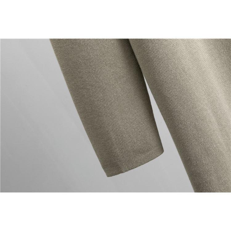 IHUASU Spring and Autumn Laid-back Style Knitted Set, Sleeveless Vest, Sweater, Cardigan and Trousers, Three-piece Set