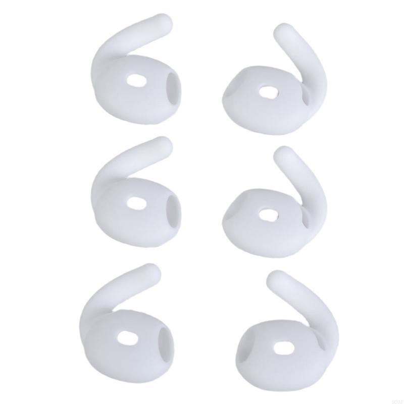 95AF 3Pairs Silicone Ear Hooks Earplugs for Pods 4 Holder Ensuring Comfort and Stability for Men and Women