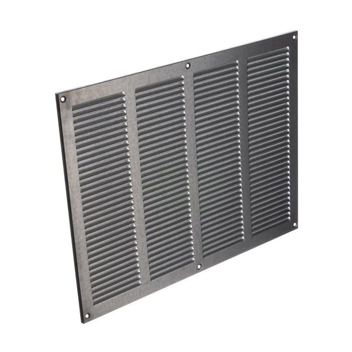 Ventilation Grille - Generic - 400x300mm - Galvanized Steel - Insect Protection - Easy Mounting