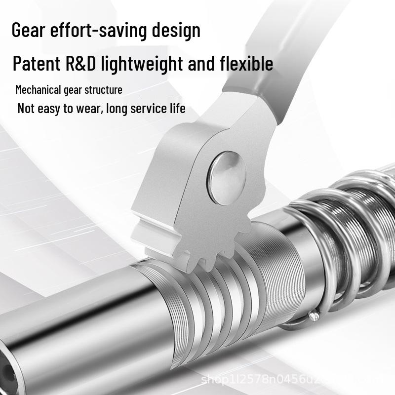 High-Pressure Self-Locking Grease Gun Nozzle with Pliers-Type Head