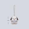 Cute Fat Rabbit Plush Pillow Toy Soft Stuffed Doll Pendant Lifelike Cartoon Bunny Plushie Keychain Gift For Kids