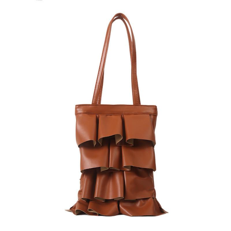 Trendy Street Style Handbag 2023 New Large Capacity Pu Bucket Bag For Women