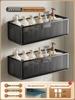 Qianyu No-Drill Iron Corner Bathroom Storage Shelf