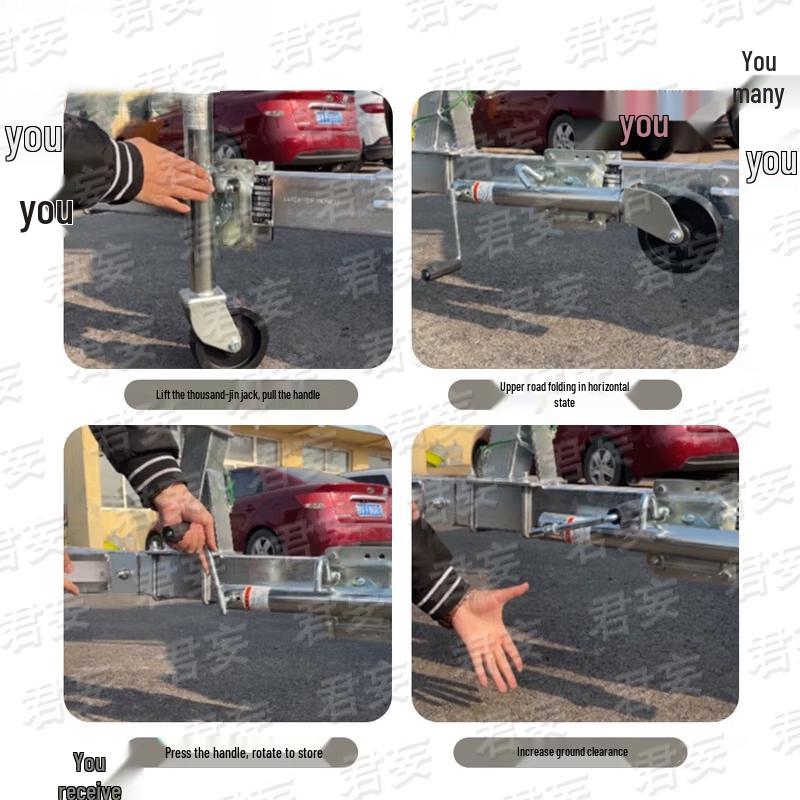 Junwang Trailer Jack Jockey Wheel