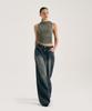 CONCHWEAR [Conch Denim] Classic Wide Denim Pants, Vintage Blue