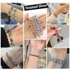 Stainless Steel Bracelet Module DIY Jewelry Italian Charm Bracelets Making Tool 9mm Red Cherry Bow Bracelet Making Accessories