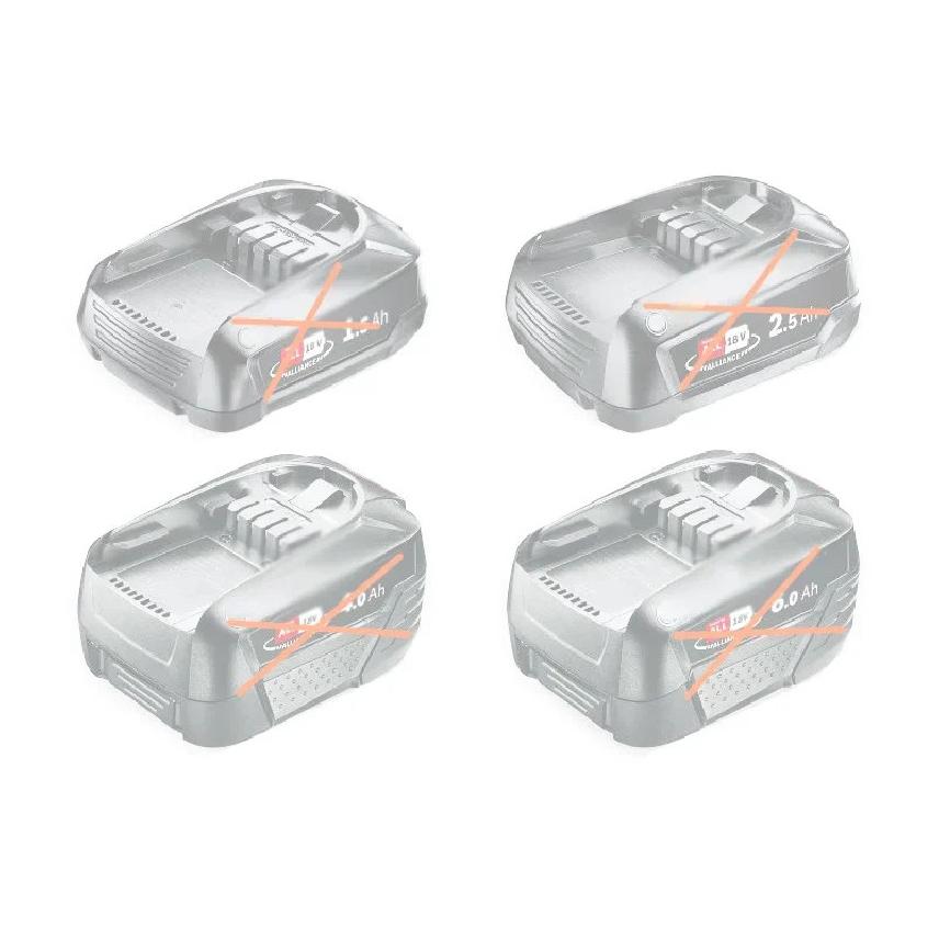 4 Battery Case Mount Holder For Bosch For Makita 18V Lithium Ion Batteries Portable Storage Rack Basket Bracket BL1830 BL1430