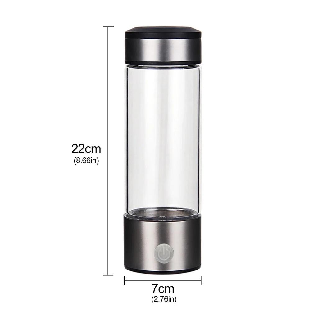 420Ml Draagbare Water Ionisator Fles Oplaadbare Negatieve Ionen Water Cup Hydrogens-Rijke Water Cup Water Generator Alkaline