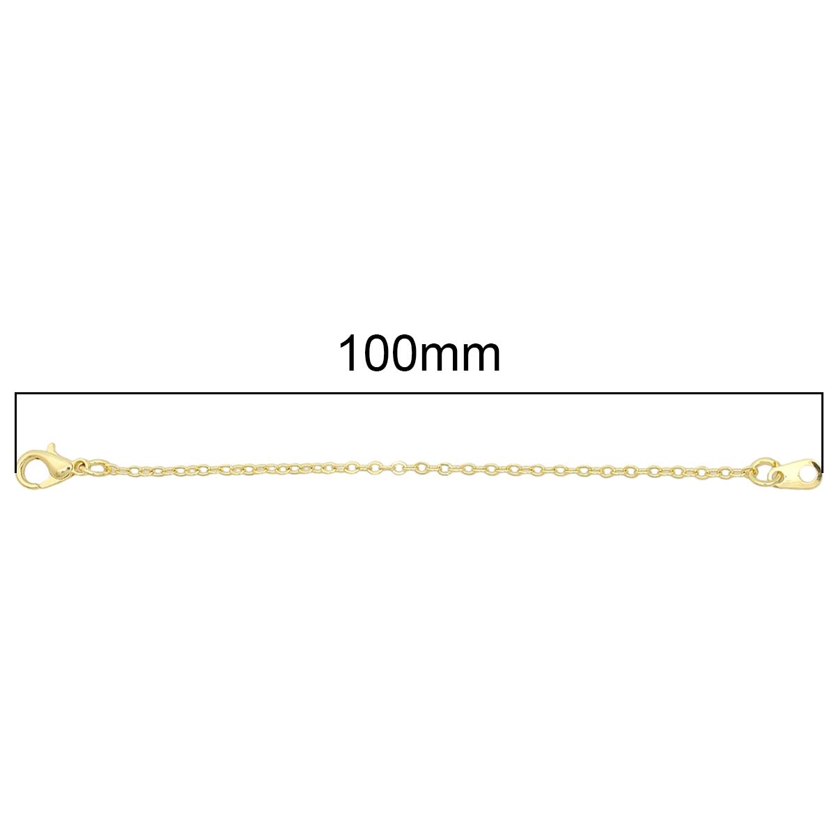

Латунное ожерелье, удлинительная цепочка, объемный браслет, удлиненная цепочка, удлинитель хвоста с застежкой-лобстером для изготовления ювелирных изделий своими руками, фурнитура 100mm золотой