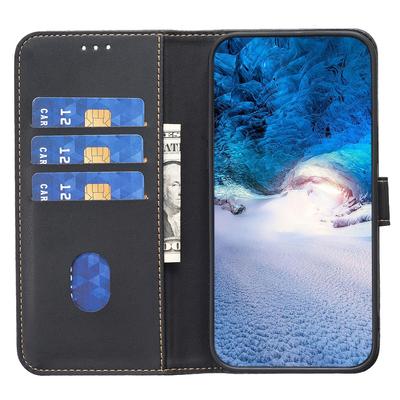 BINFEN COLOR BF17 Leather Phone Cover for Xiaomi 12 Lite 5G Anti-drop Wallet Stand Case