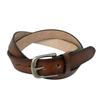 [Tsuchiya] 30mm Tochi Leather Dyed Belt Brown MulticolorWidth: 30mm, Total Length: 1150mm. Adjustable Length by Cutting the Belt.