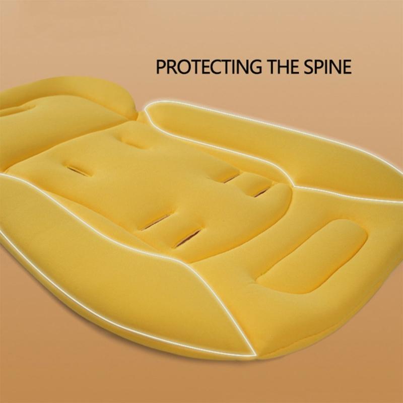 Ergonomische 3D-Rückenstütze Kinderwagenmatte Stoßfestes Säuglingswagenkissen für langanhaltenden Komfort und Wirbelsäulenstütze