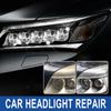 Car Headlight Restoration Liquid Removing Oxidation Dirt Scratch Headlamps Repair Polish Kit Auto Light Protective Coating Tool