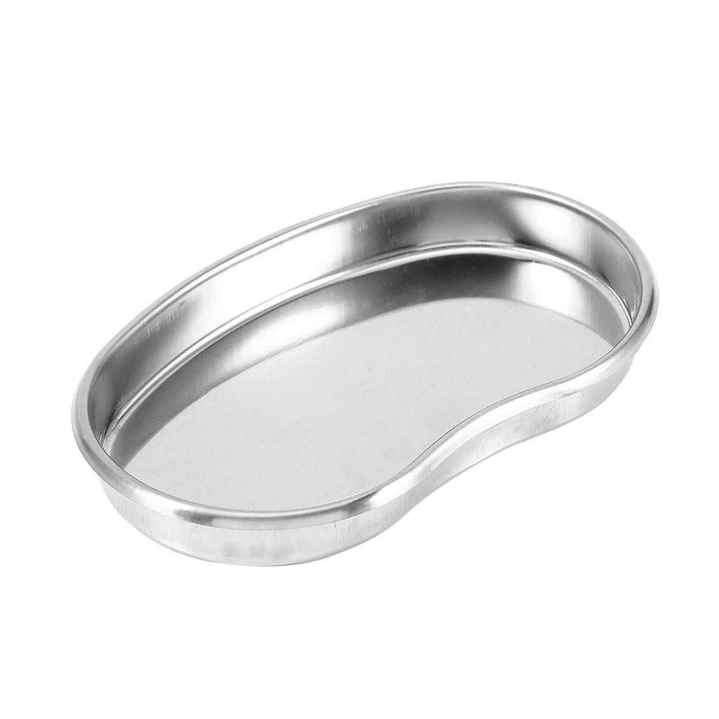 1pc Stainless Steel Kidney Shaped Curved Tray Medical Dental Surgical Use