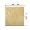 1-10 pièces 70cm*70cm Papier Moderne Plafond Décoratif Imperméable Résistant à l'humidité Anti-moisissure Mur Auto-adhésif 3D Fond Chambre