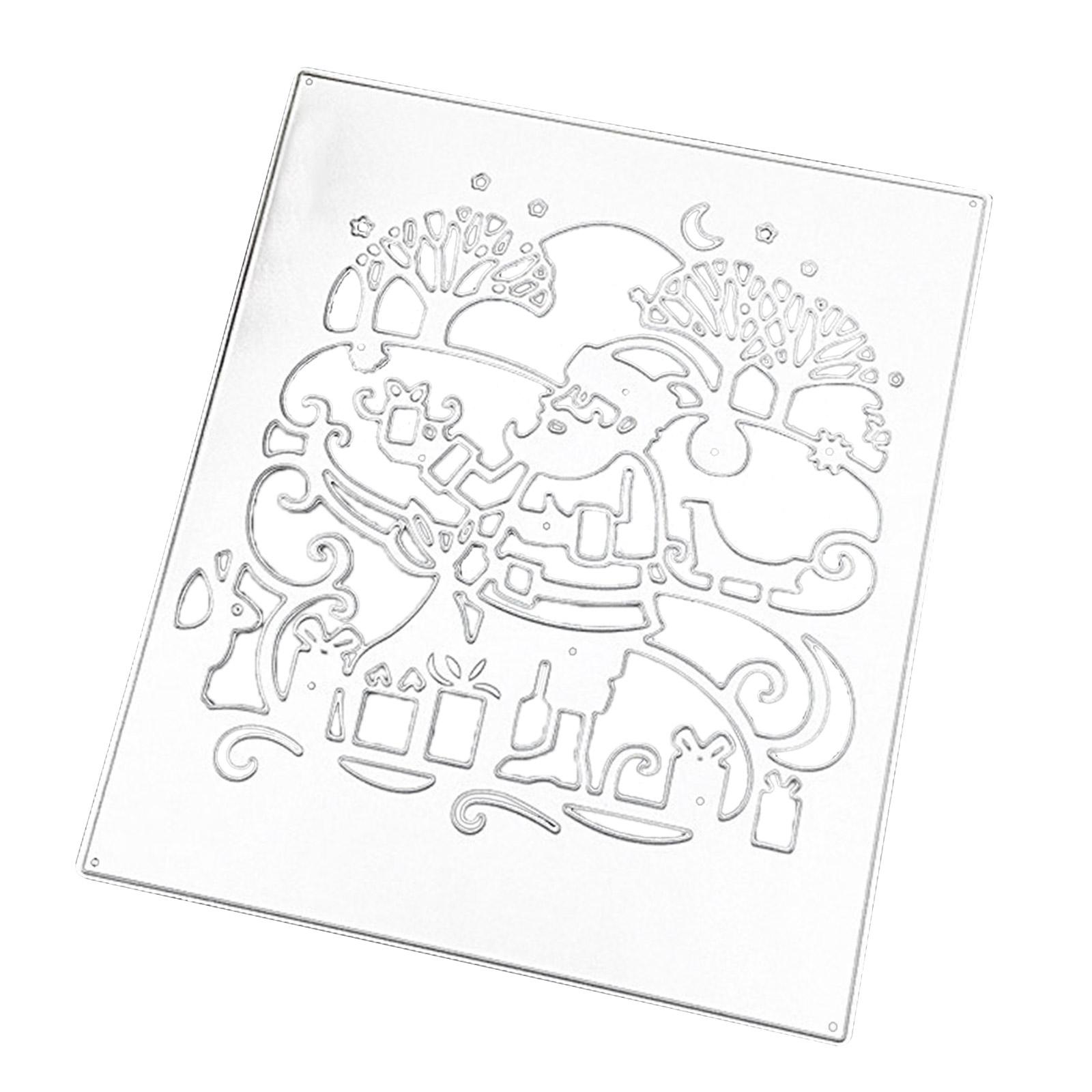 Christmas Santa Cutting Dies Photo Album Decoration Party Diary Decoration 1