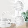 1 Piece Silent Cooling Power Bank Wireless Mini Play Plug Fans Summer Long Usb Rechargeable Handheld Fan