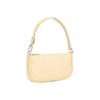 By Far Rachel Series Crocodile Pattern Underarm Bag Leather Handbag Shoulder Bag Women Handbags Goose-Yellow 21CRRCLSWHTDMED-WHT
