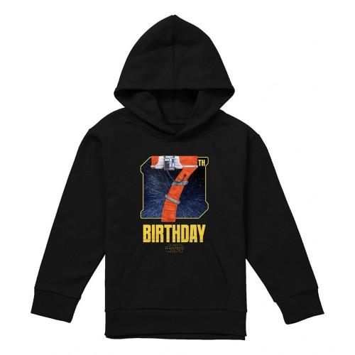 Star Wars Childrens/Kids Xwing Pilot Space 7th Birthday Hoodie