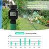 Water Flow Meter Measure Gallon/Liter Consumption and Flow Rate for Outdoor Garden Hose Watering Water Tank Filling