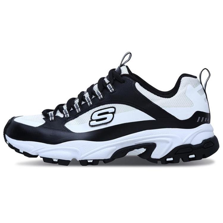 Skechers Stamina Running Shoes White Black Men s 666030-WBK EU 42