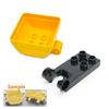 Big Building Blocks Construction Traffic Machinery Creativity Car Accessories Crane Excavator Bricks Toys For Children Baby Gift
