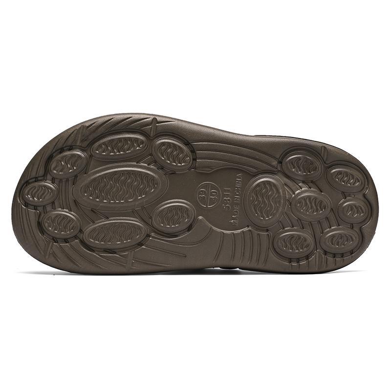 Fashion Summer Men Sandals Thick Soled Outdoor Anti Slip Shoes Soft EVA Dry Wedge Platform Garden Shoes Beach Sandals Home Slippers Men