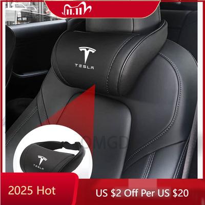 RETG9 Car Sticker For Model 3 Y X S Neck Pillow Headrest Pillow Automobile Seat Neck Rest Auto Seat Head Support Pillow Model Y
