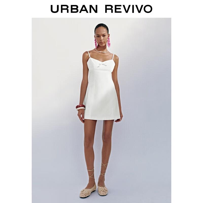 

Элегантное женское мини-платье-майка с бантом UR M