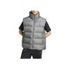 Adidas Logo Stand Collar Sleeveless Vest Men Vests Gray IY3401