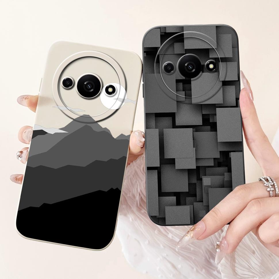 For Xiaomi Redmi A3 4G Case Luxury Art Painted Cover For Redmi A3 A2 A1 RedmiA3 RedmiA1 Phone Casing Soft Fundas ShockProof